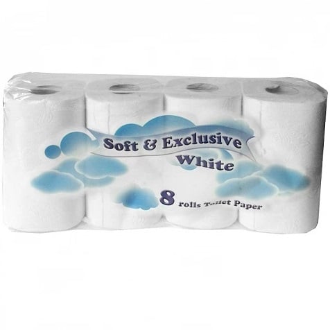 TP Soft & Exclusive 8ks 2vrs Bílý