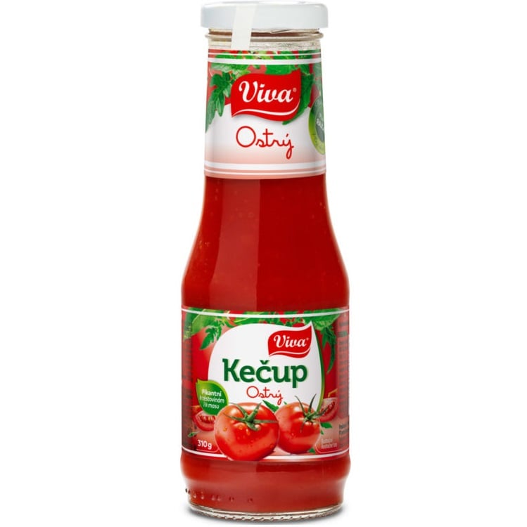 Viva Kečup 310g ostrý