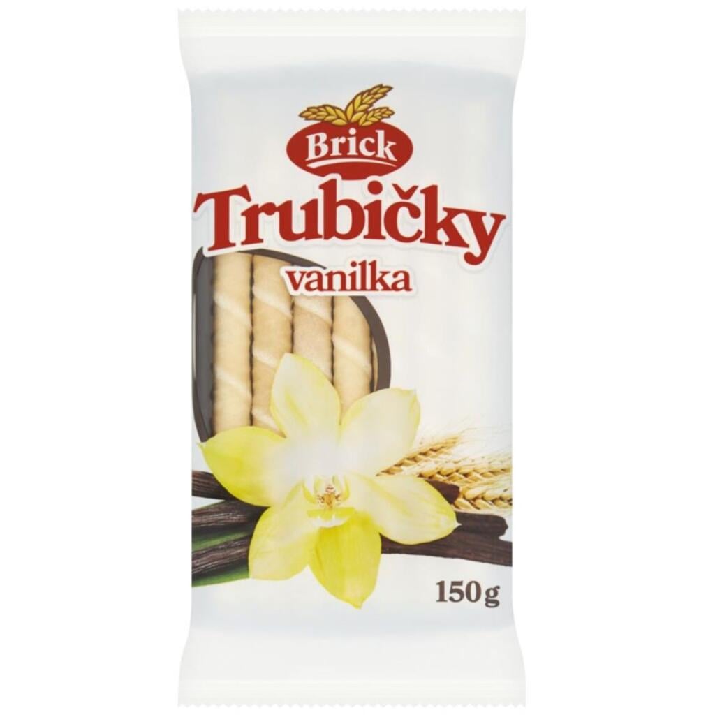 Trubičky Brick 150g Vanilka