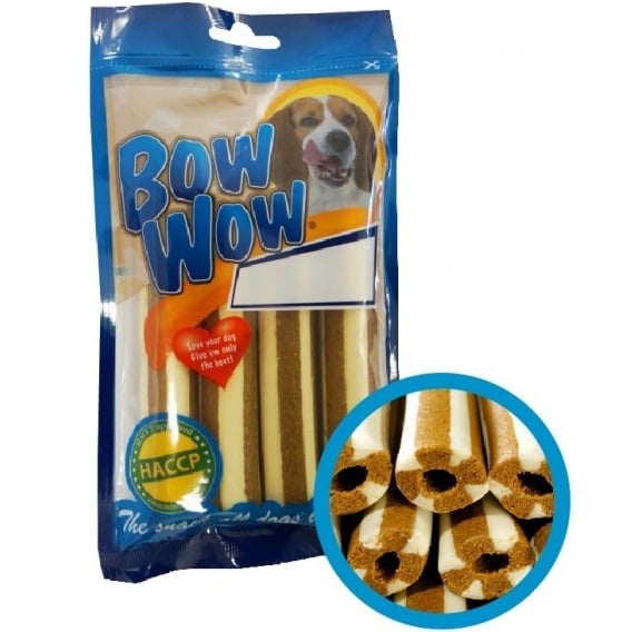 Bow Wow Yum Yum Drůbeží a Rýze 4ks sáček BW165RD