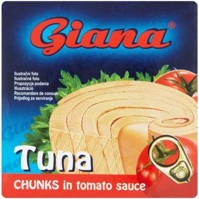 Giana Tuňák kousky 80g v rajčatové omáčce