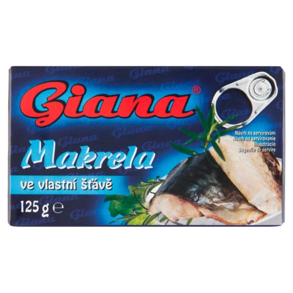 Giana Makrela 125g ve vlastní šťávě