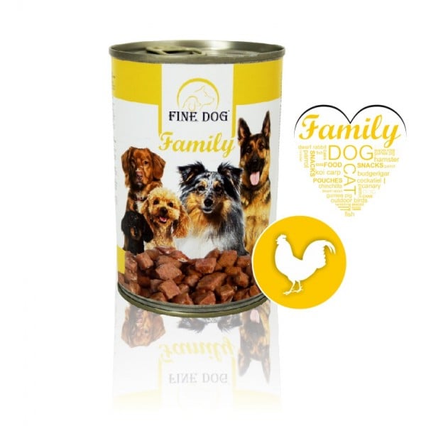 FINE DOG Family 415g Drůbeží