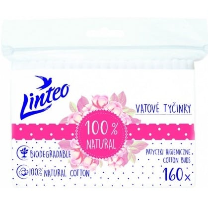 Vatové tyčinky LINTEO 160ks sáček