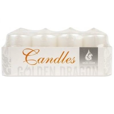 Golden Dragon Adventní svíčky 4ks Pearl