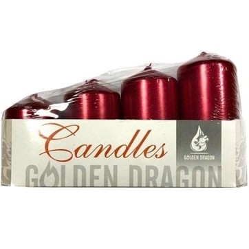 Golden Dragon Adventní schody svíčky 4ks Red