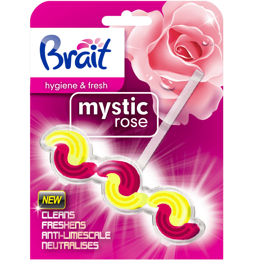 Brait kostka do WC 45g Mystic Rose