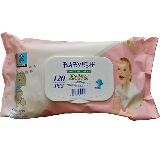 Ubrousky BABYISH 120ks Rose (15)