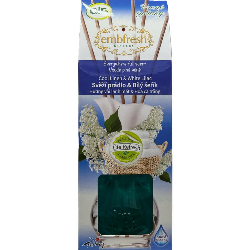 Embfresh tyčinky 35ml Cool Linen & White lilac