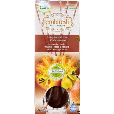 Embfresh tyčinky 35ml Pear & Cake - Vanilla
