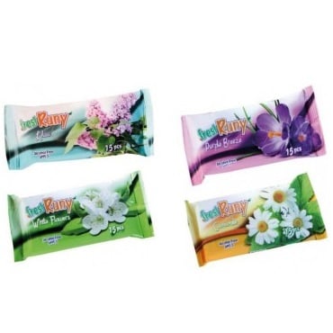 Ubrousky 15ks FRESHRUNY Wet Wipes