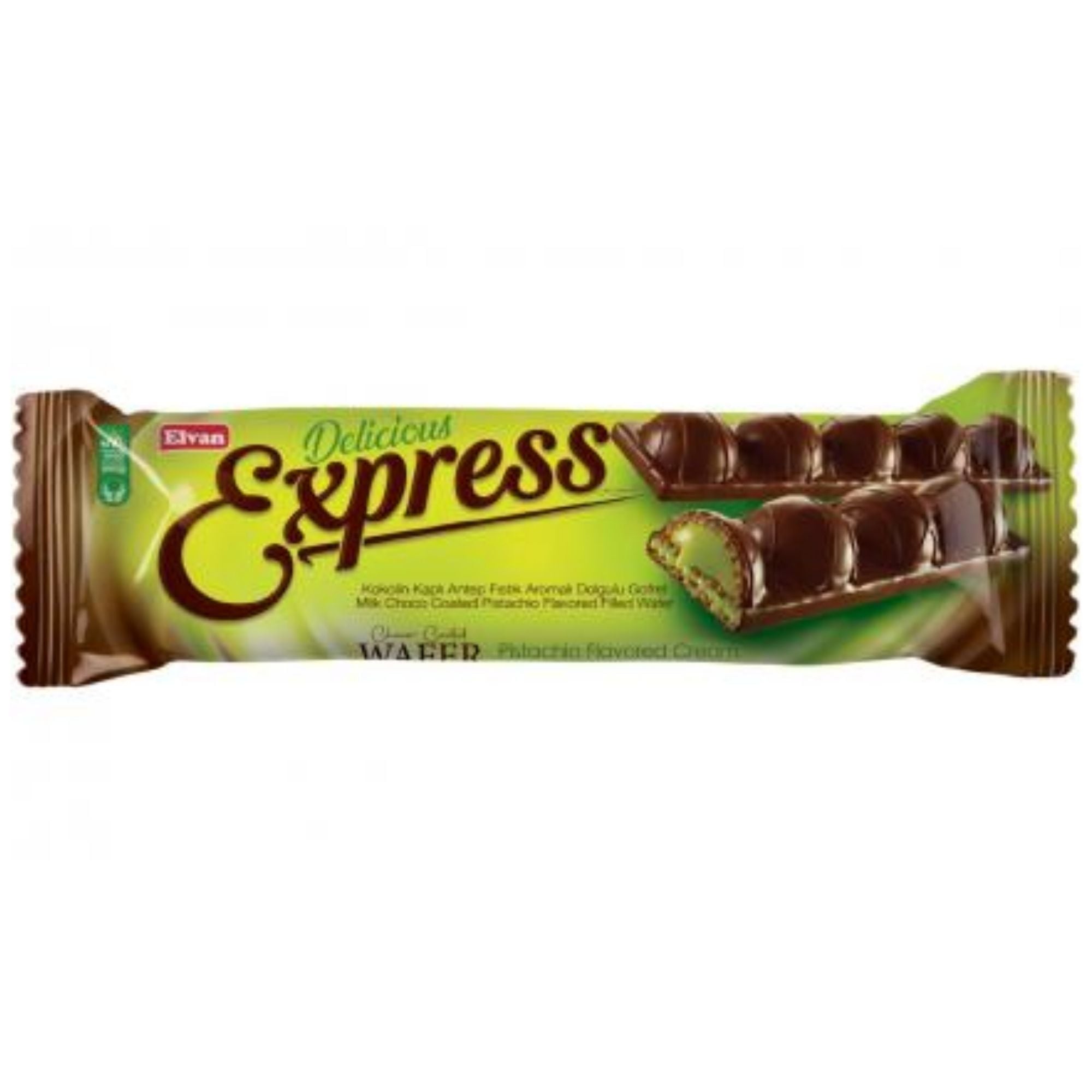 Express Wafer 30g Milk Choco Pistachio