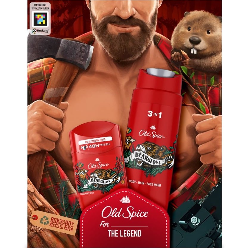 Old Spice Darková Sada SG+Deostick Bear Glove