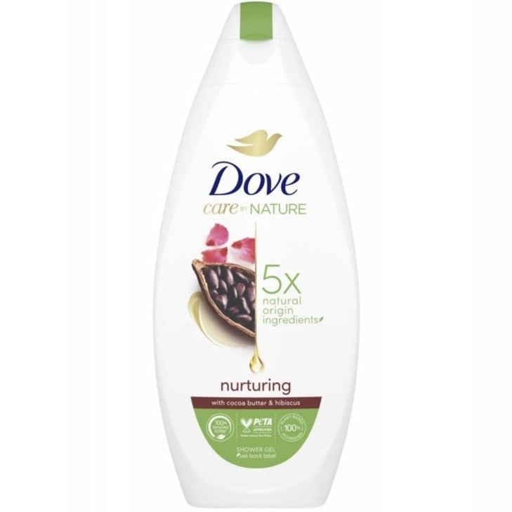 Dove SG 225ml F Nurturing with Cocoa Butter & Hibiscus