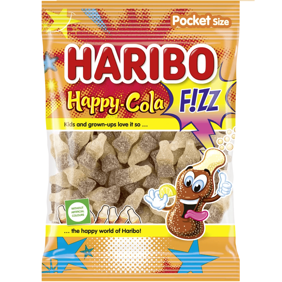 Haribo 80g Happy Cola Fizz