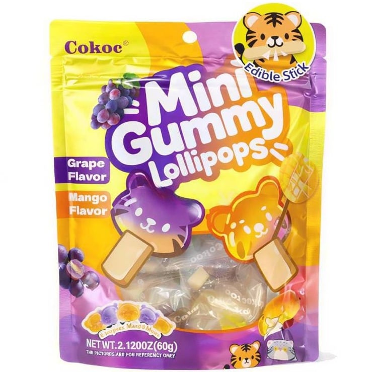 Želé Mini Gummy Lollipops 60g