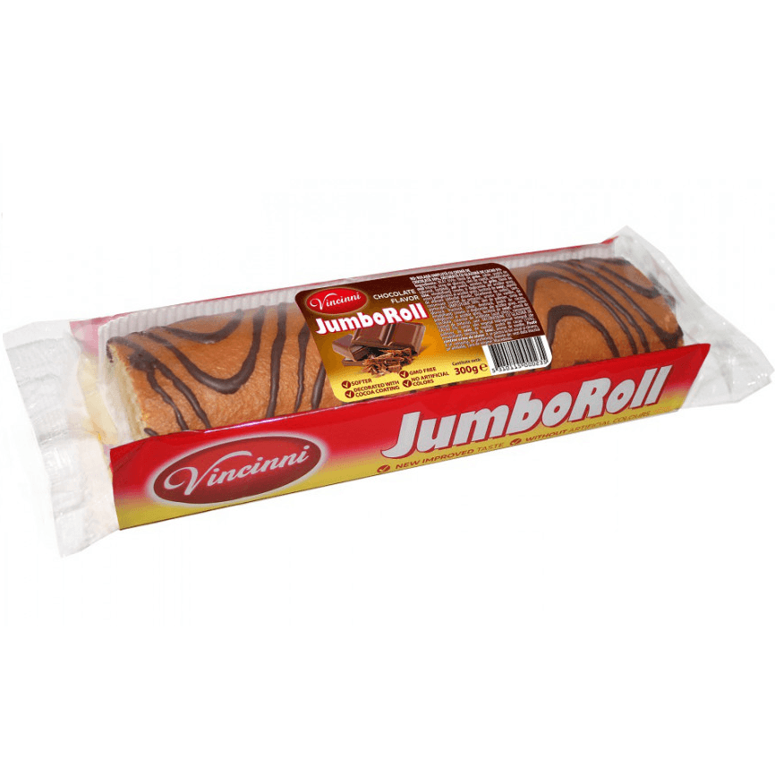 Vincinni Jumbo Roll 300g Chocolate