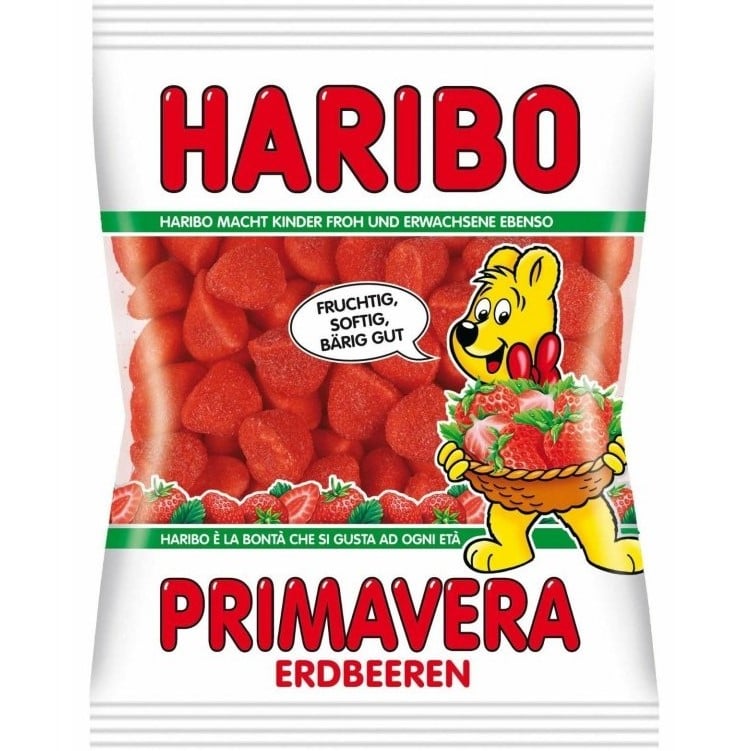 Haribo 100g Primavera Erdbeeren