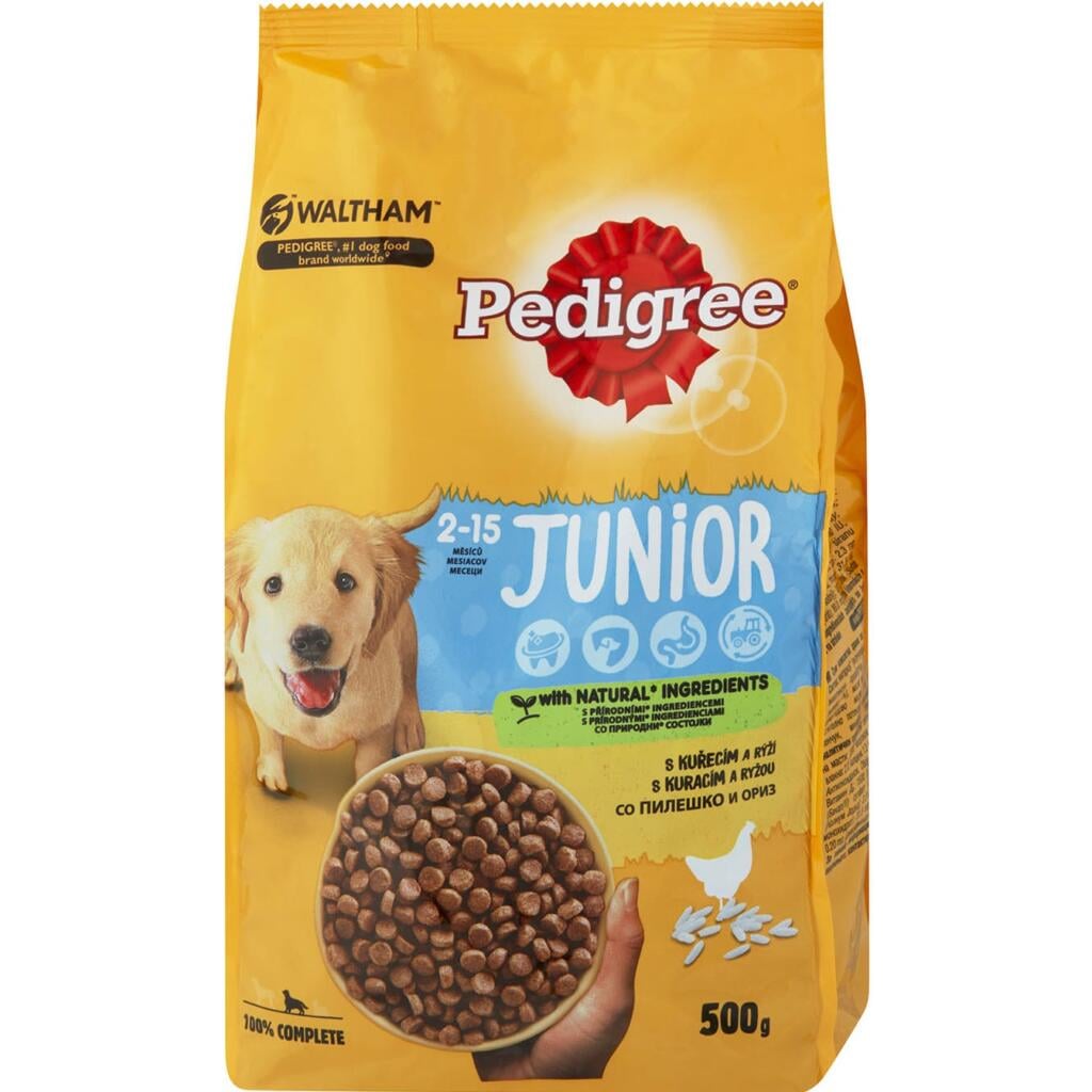 Pedigree granule 500g Junior s kuřetem