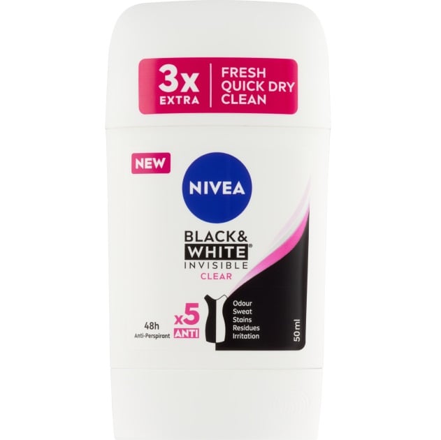 Nivea Roll 50ml F B&W Clear