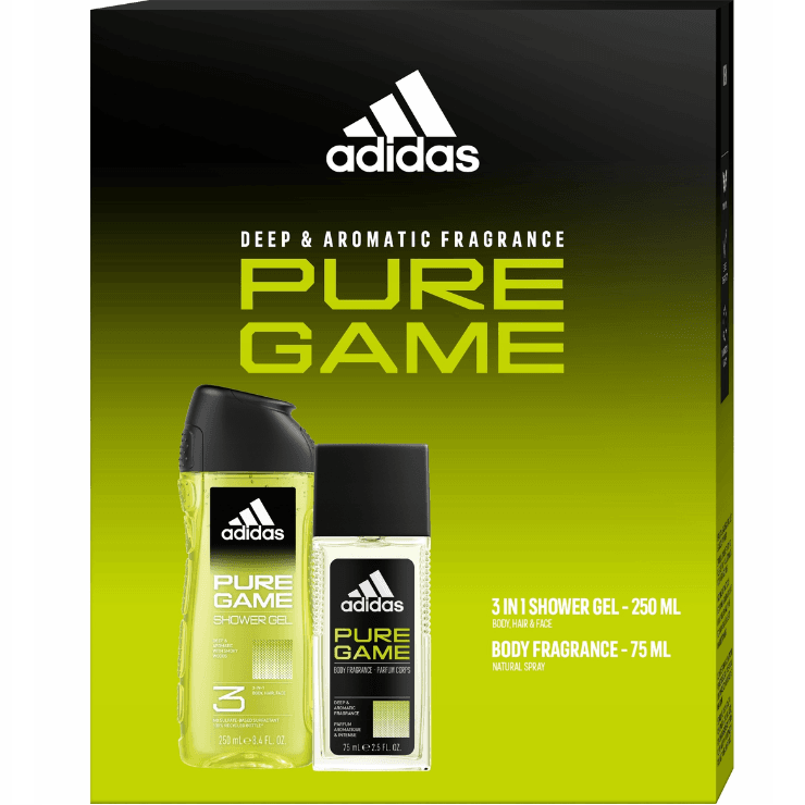 Adidas Dárková sada DEO75+SG Pure Game