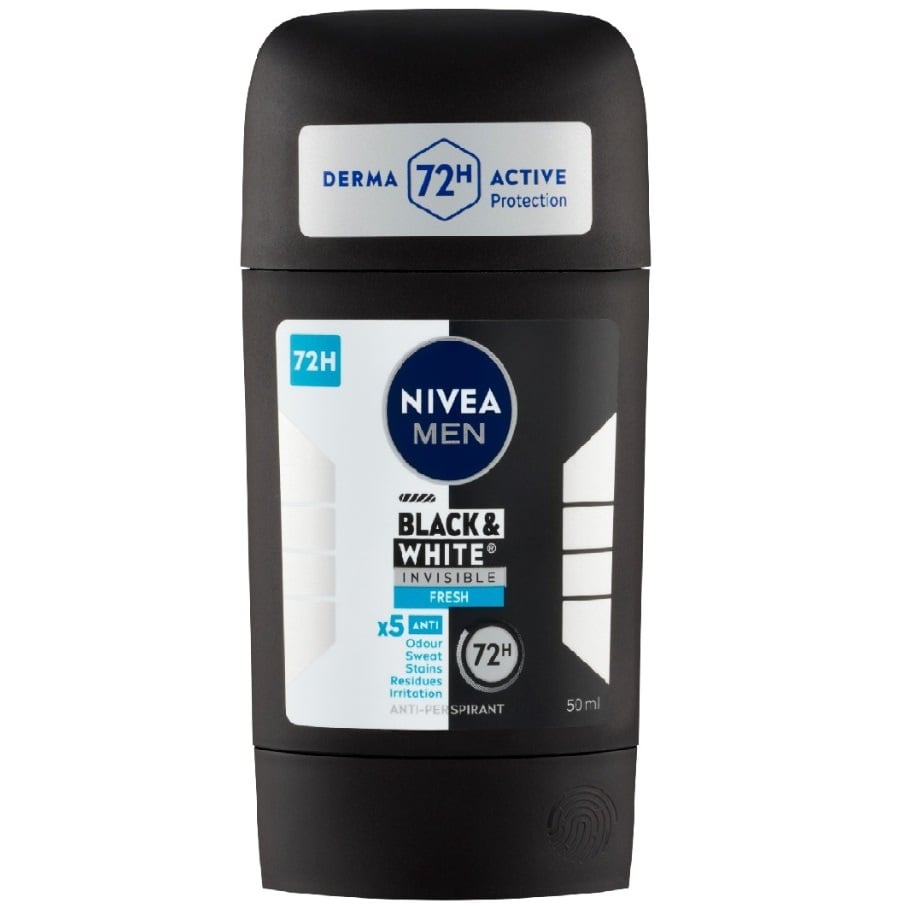 Nivea Roll 50ml M B&W Invisible Fresh