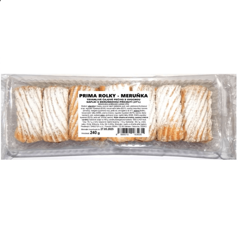 Prima rolky 240g Meruňka