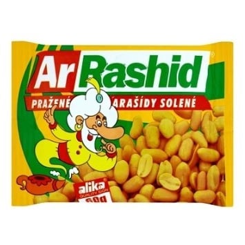 ArRashid Pražené arašidy solené 60g