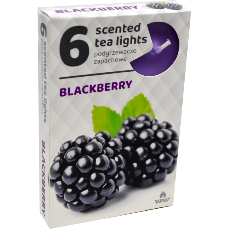 Admit Tea lights 6ks Blackberry