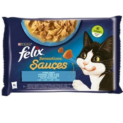 Felix 4x85g Mix Cod with tomatoes, sardine with carrots - wet
