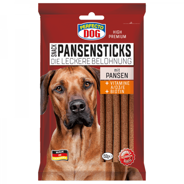 Perfecto Dog Tyčinky Pansen 150g