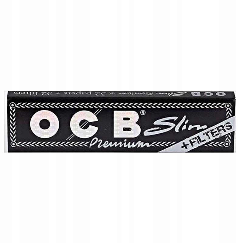 OCB Premium King Size Slim + Tips 32ks