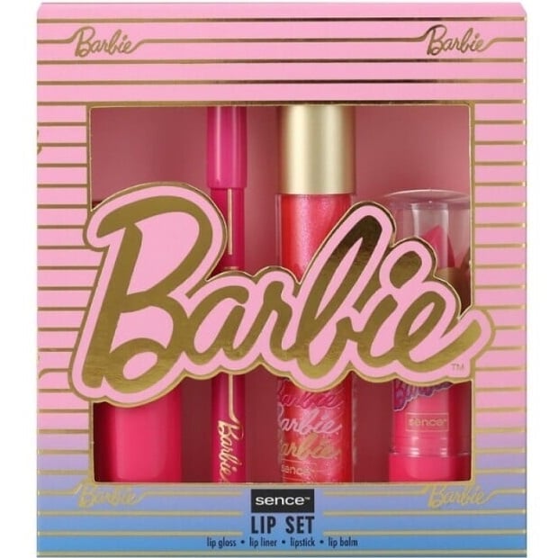 Kids Dárková sada Barbie 4ks Lip Kit Cold Weather