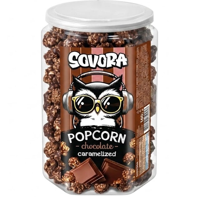 SOVORA Popcorn 160g Chocolate