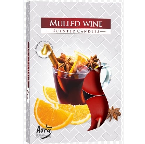 Bispol čajové svíčky 6ks Mulled Wine