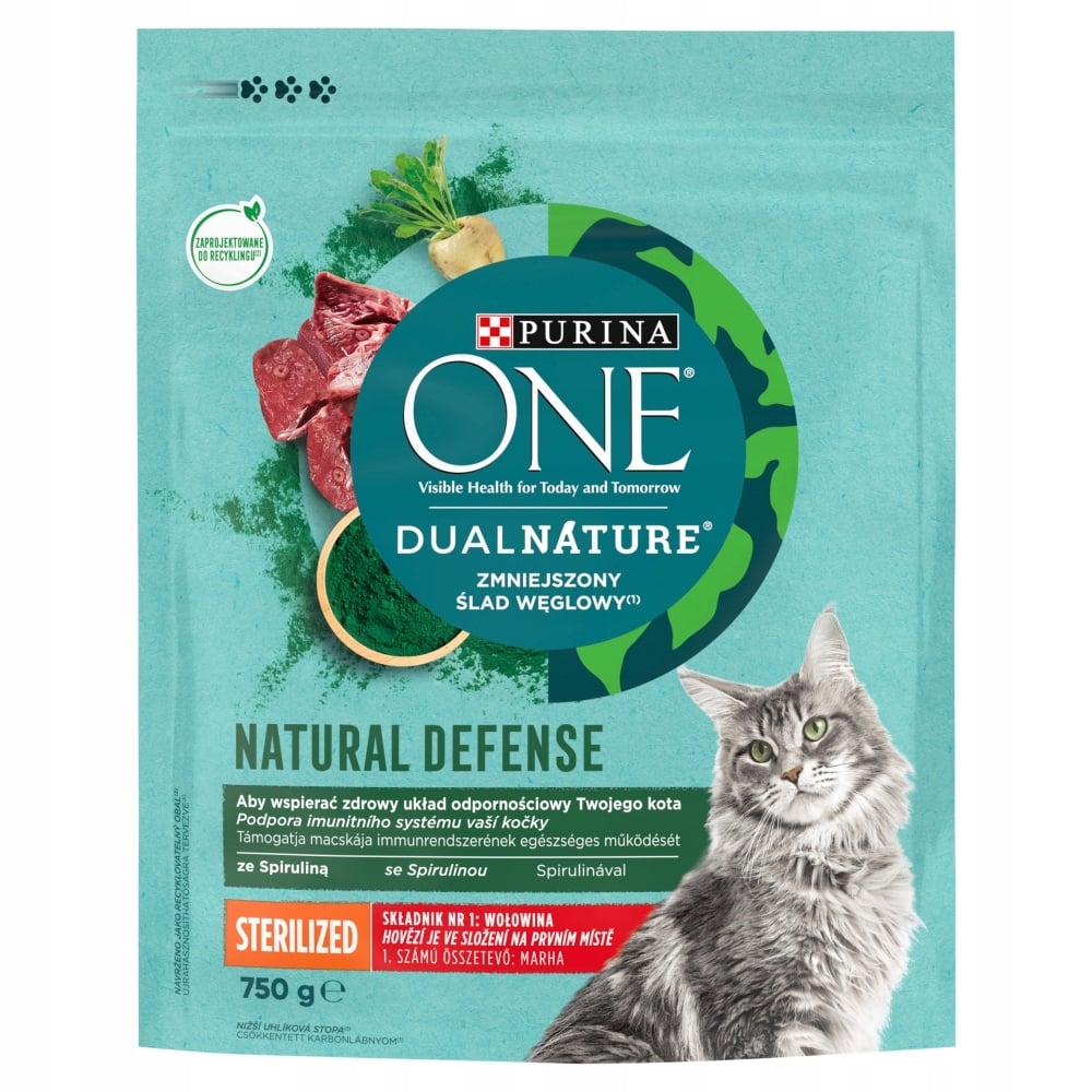 Purina One pro kočky 750g Dual Nature