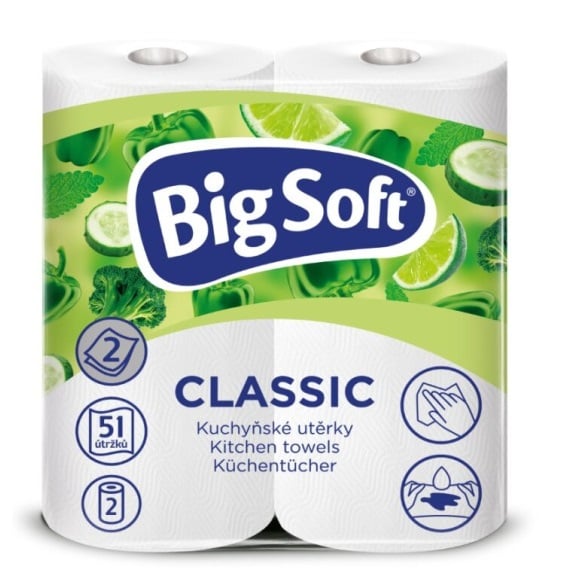 Kuchyňské utěrky BIG SOFT 2ks Classic