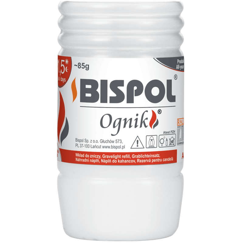 Bispol svíčka hřbitovní OGNIK WP0 1,5-dní 90g
