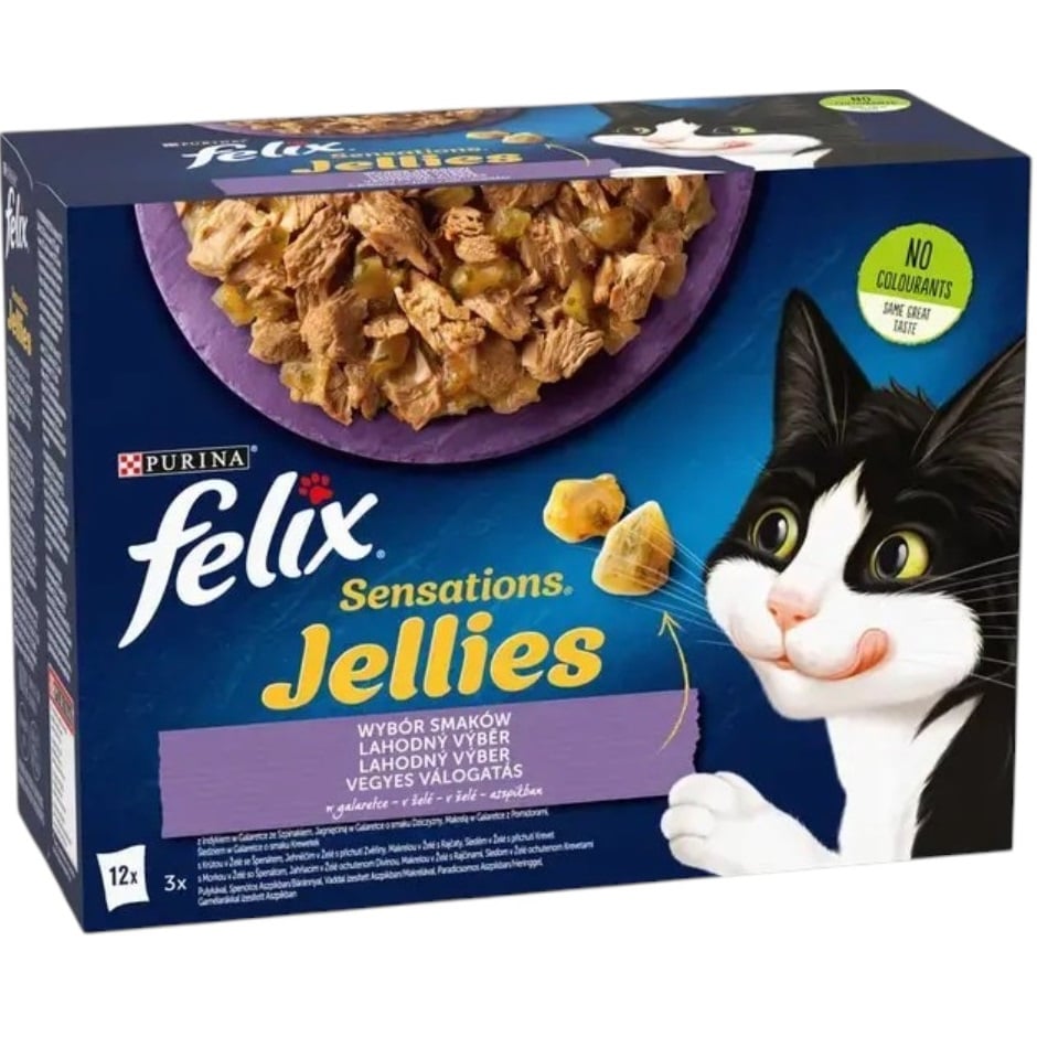 Felix 12x85g Sensations Jellies výběr