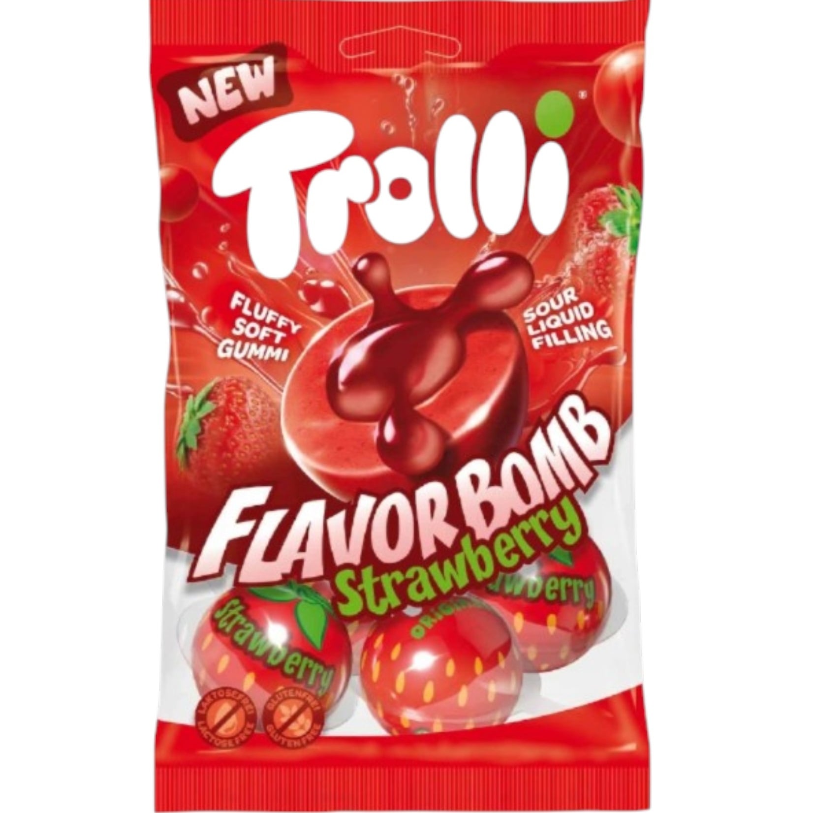 Trolli Oči 4ks 75g Strawberry