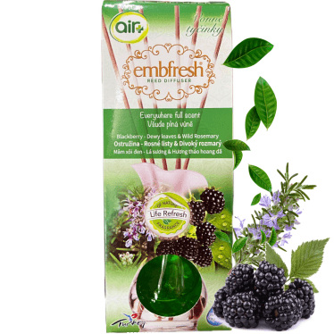 Embfresh tyčinky 35ml Blackberry - Dewy leaves & Wild Rosemary