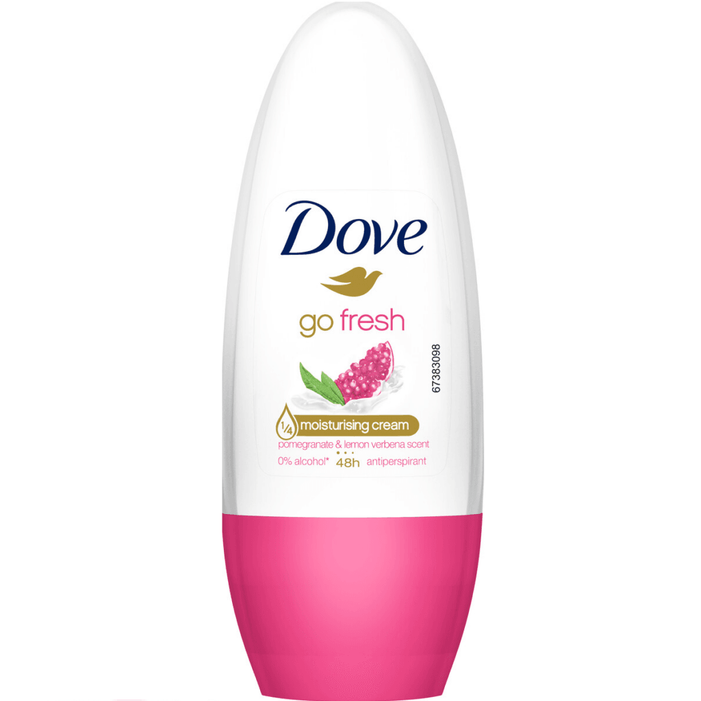 Dove Roll On 50ml F Pomegranate & Lemon Verbena Scent