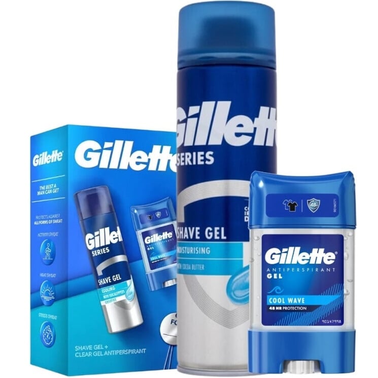Gillette Dárková sada Gel 200ml+Deostick Cool wave 70ml