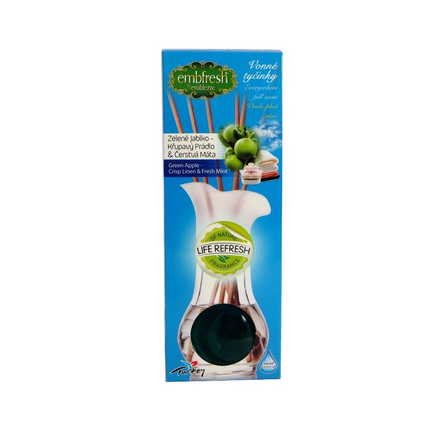 Embfresh tyčinky 35ml Green Apple & Crisp Linen