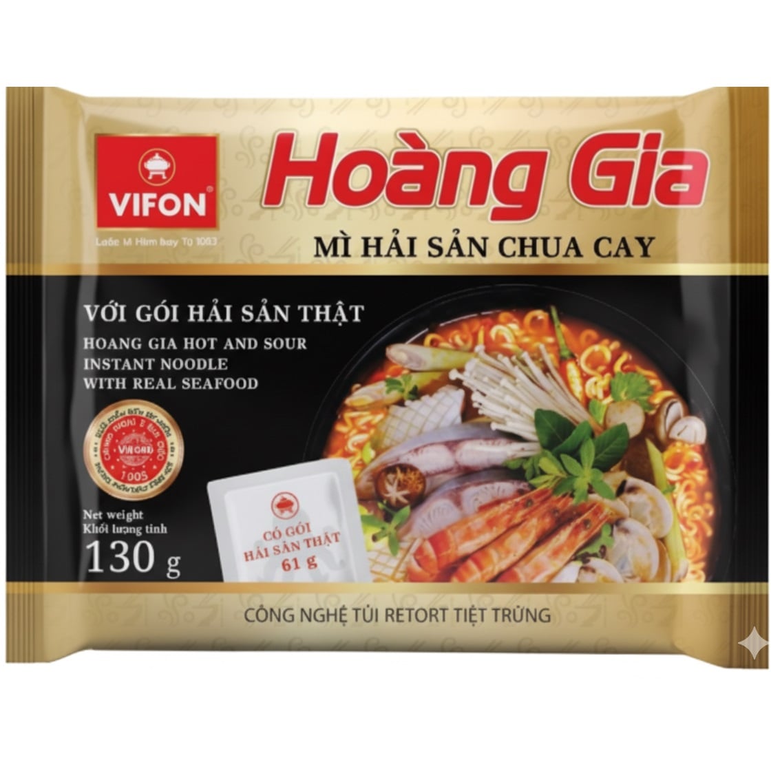 Vifon Hoang Gia MI HAI SAN CHUA CAY (430 Kč/krt)