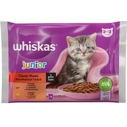 Whiskas kapsička 4x85g Junior klasický v želé