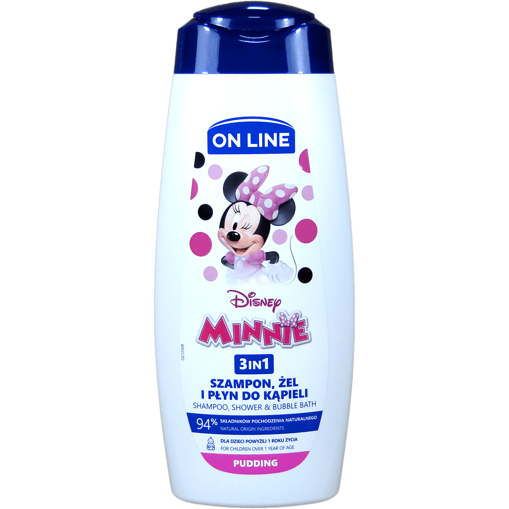 Dětský šampon ONLINE 400ml 3in1 Disney Minnie