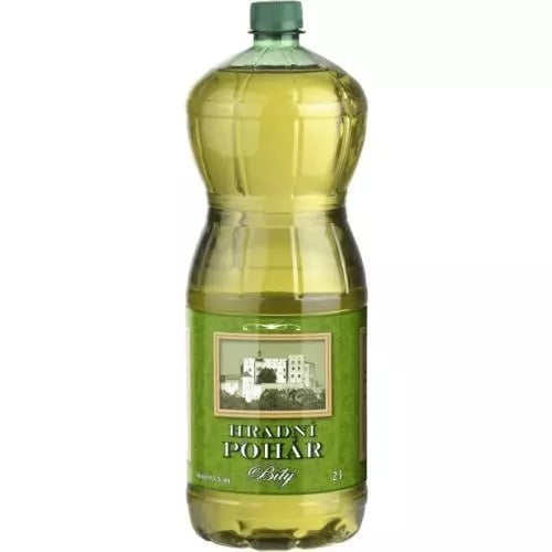 Hradní Pohár 2L Bílý PET