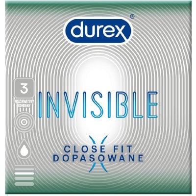 DUREX 3ks Invisible Slim