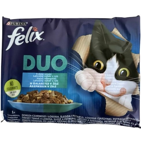 Felix 4x85g Duo Tresky tmavé, lososa, sledě, pstruha, makrely, sardinky